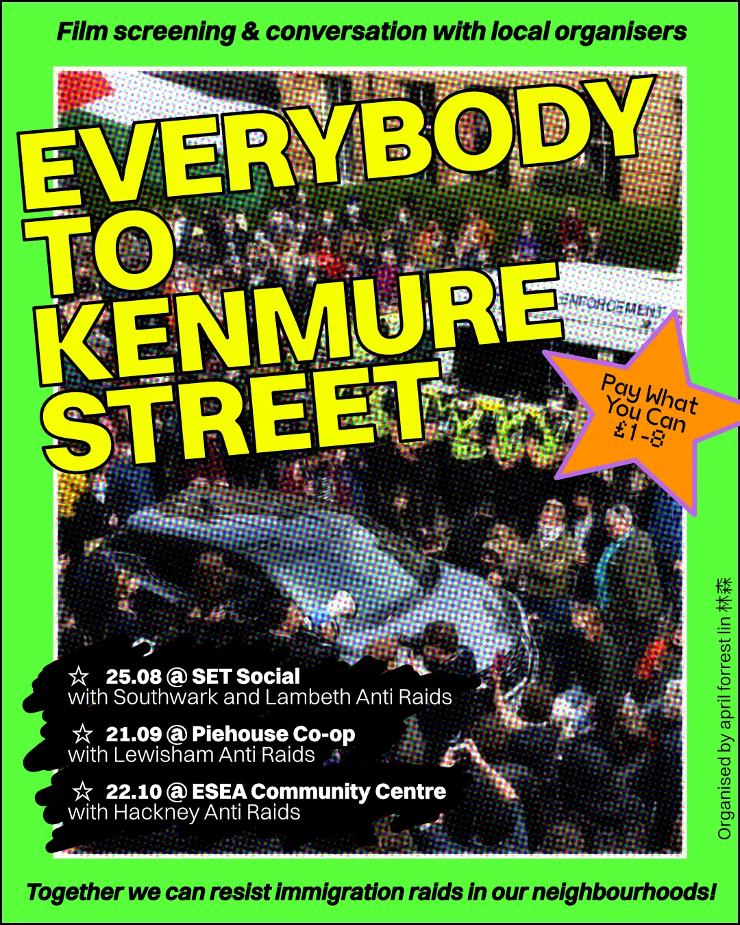 Everybody to Kenmure Street – Community Screening with Southwark and Lambeth Anti Raids
