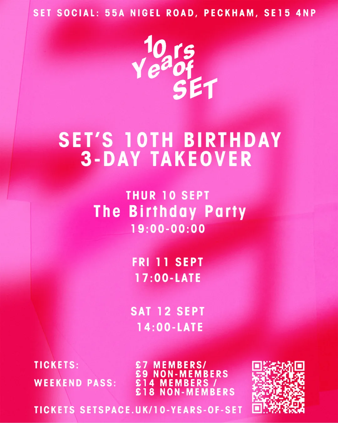SET’s 10th Birthday 3-Day Takeover at SET Social