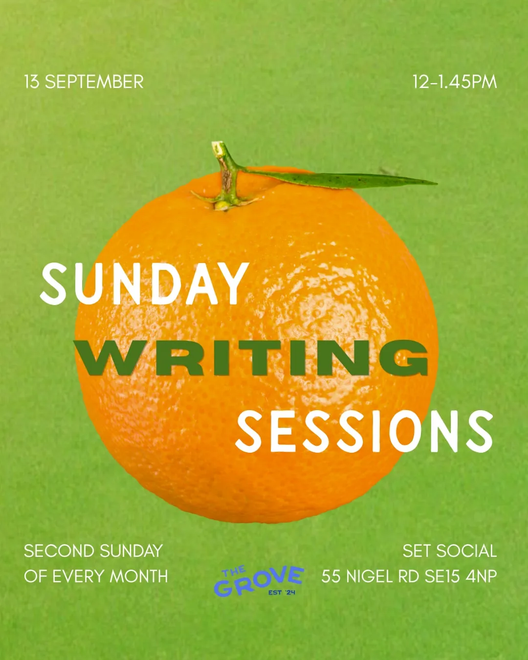 Sunday Writing Sessions: Changing of Seasons