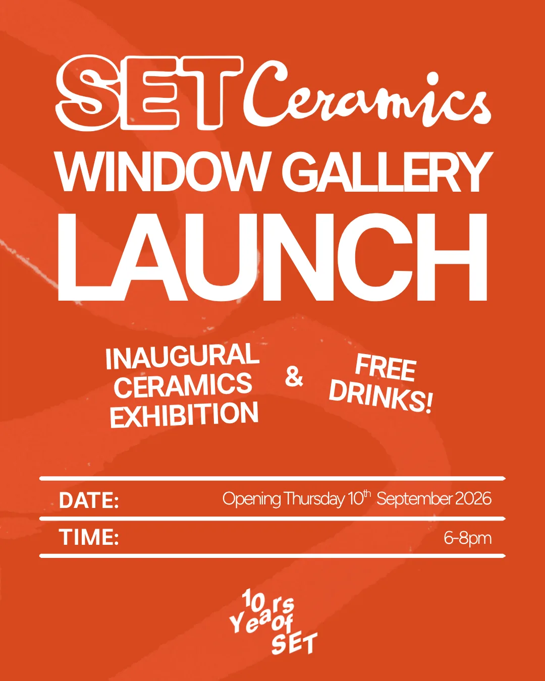 SET Ceramics Window Gallery Launch | 10 Years of SET at SET Ceramics