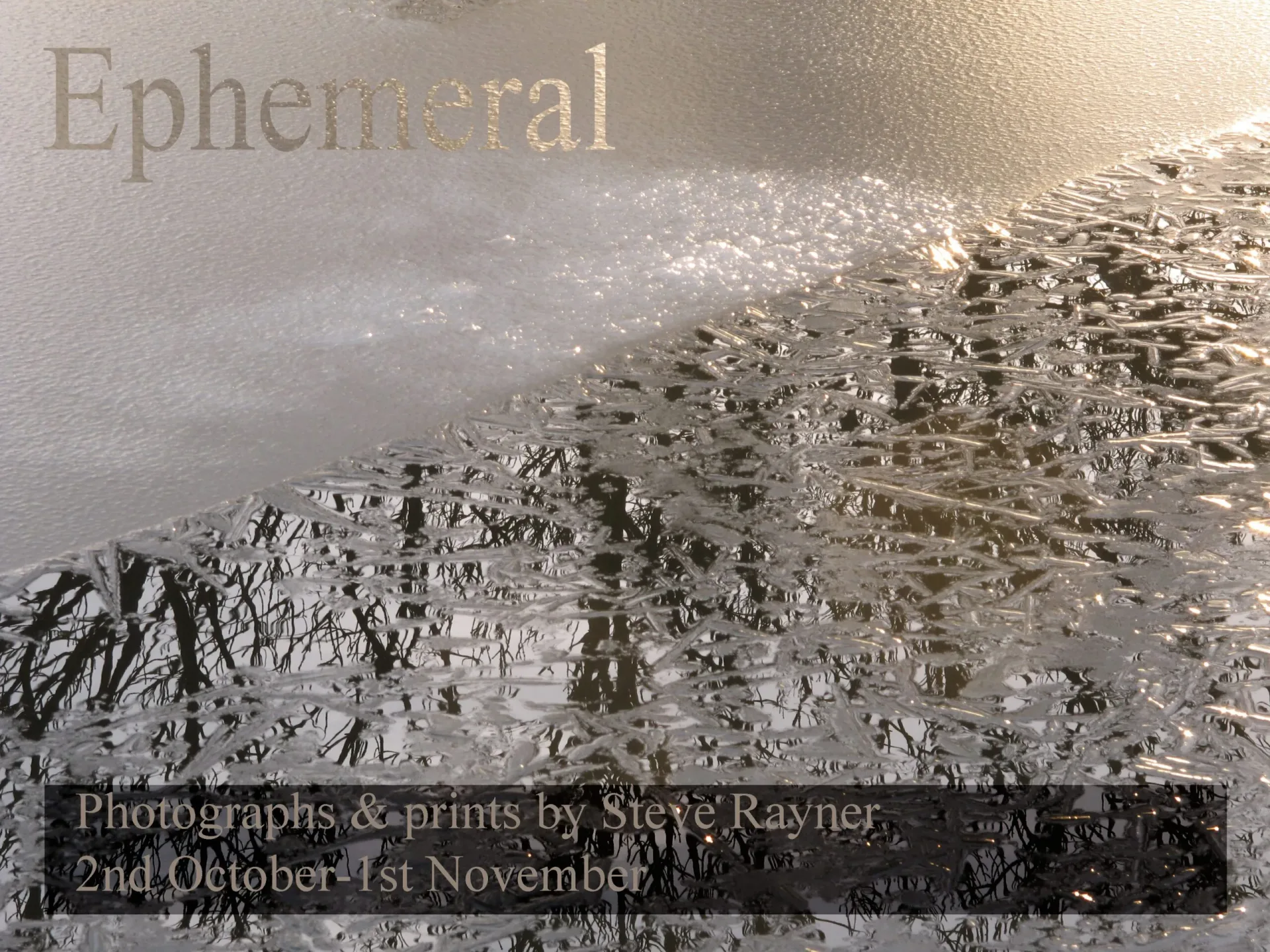 Ephemeral - Exhibition by Steve Rayner