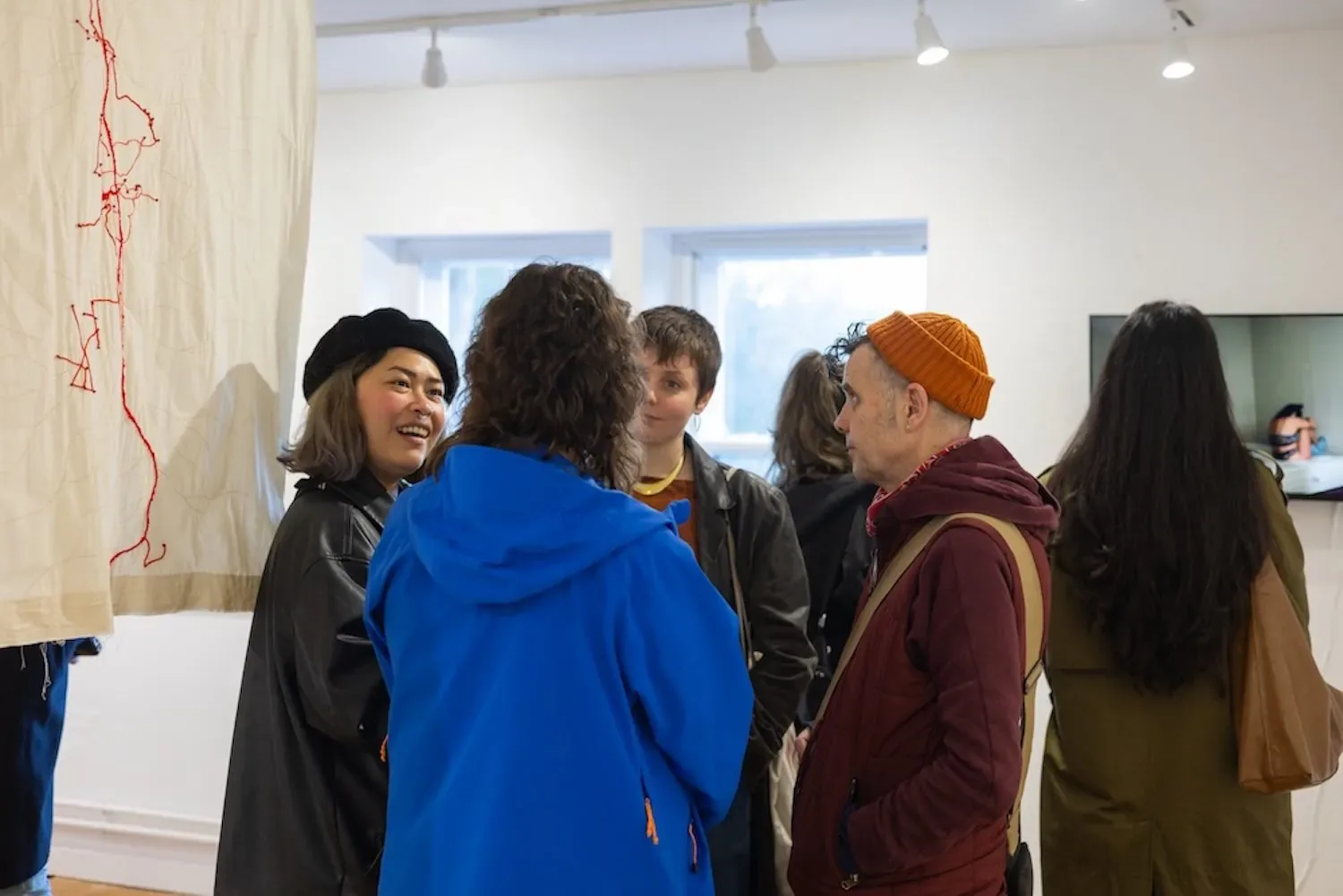 Opening night of Here, Somehow and Patterns & People