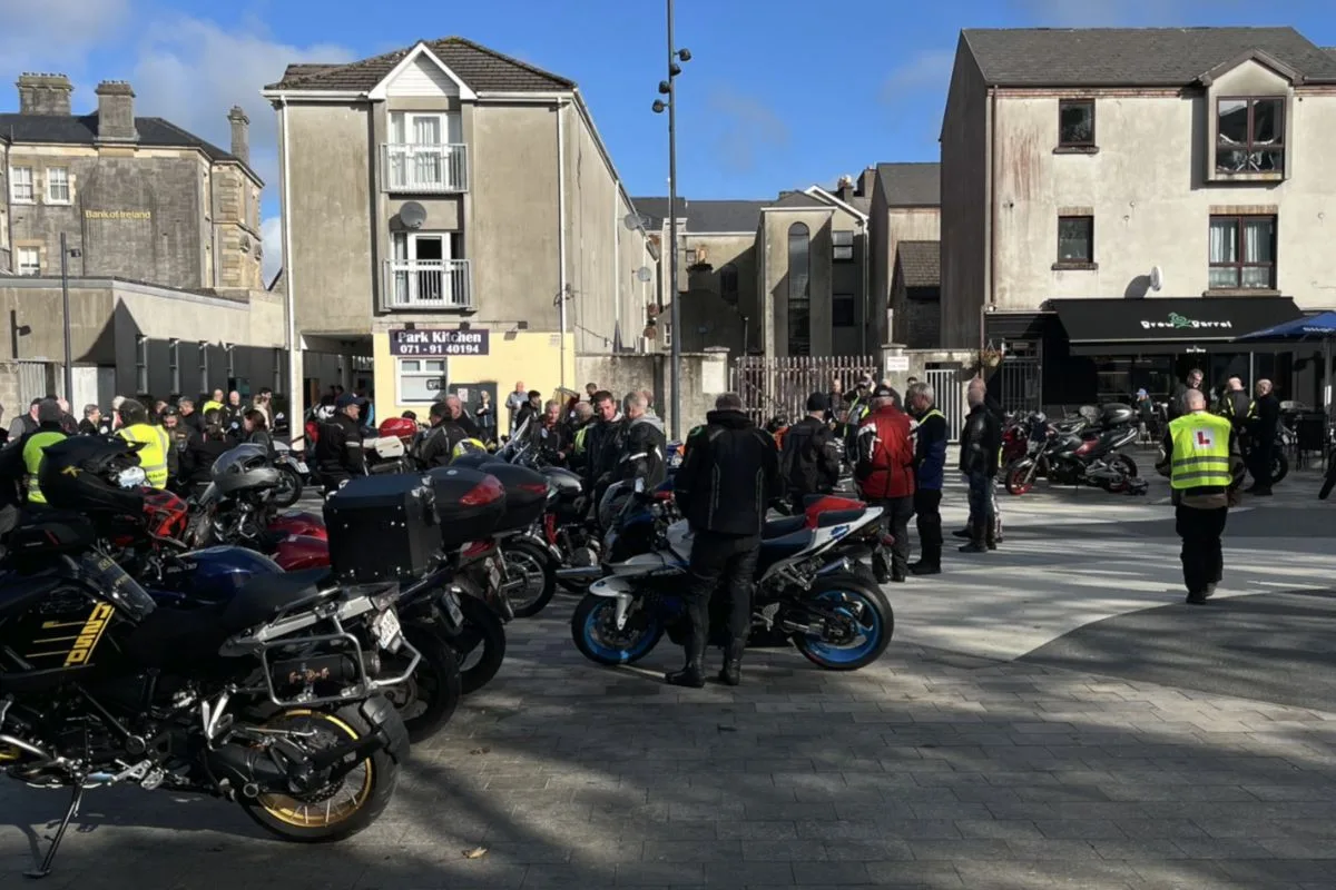 Motorbike Poker Run at Queen Maeve Square