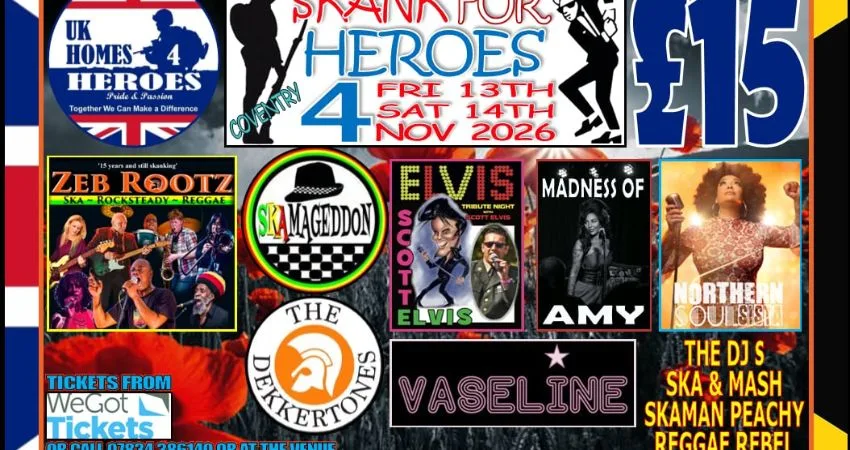 Skank for heroes 4 at Christ the King Parish Centre