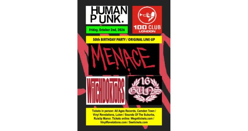 Menace - 50th anniversary show