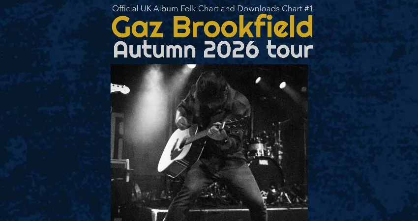 Gaz Brookfield Autumn 2026 tour at Aces and Eights