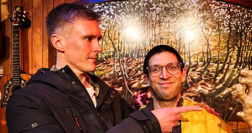 An evening with Gideon Conn & Ben P Williams at Cafe No9 at Cafe No9