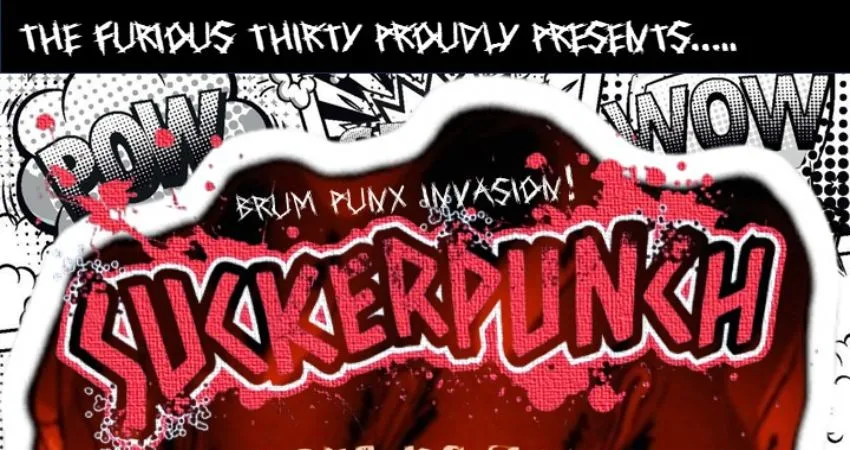 The Furious Thirty presents.....BRUM PUNX INVASION with SUCKERPUNCH at The Lab