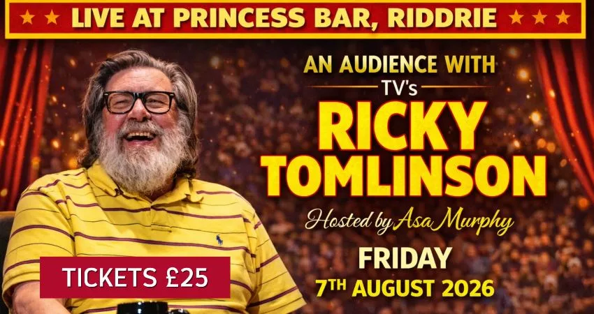 An Audience With Ricky Tomlinson at Princess Bar