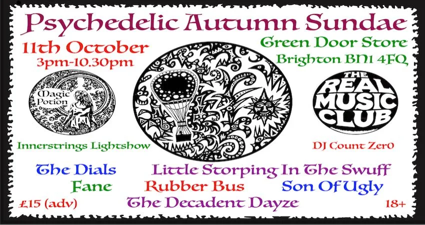 Psychedelic Autumn Sundae at Green Door Store
