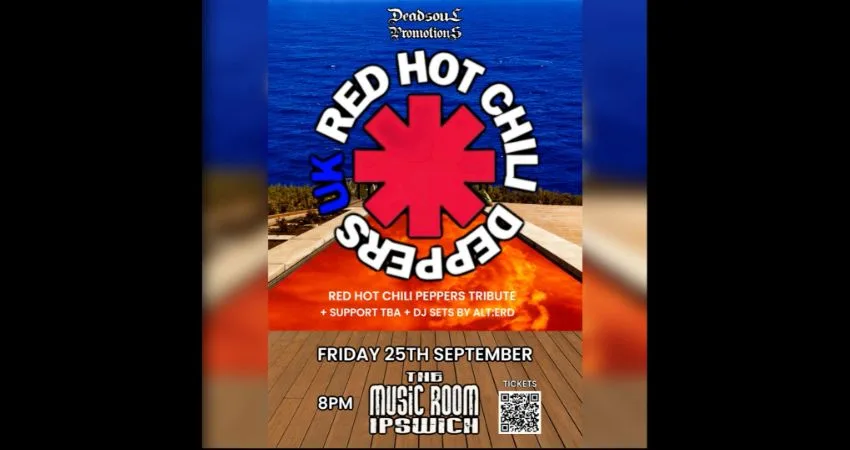 RED HOT CHILI DEPPERS UK - LIVE AT THE MUSIC ROOM - IPSWICH at The Music Room