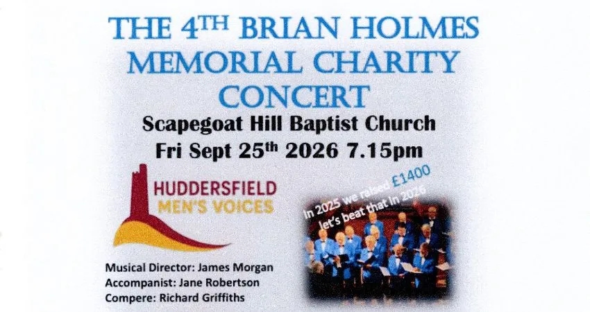 4TH BRIAN HOLMES MEMORIAL CHARITY CONCERT