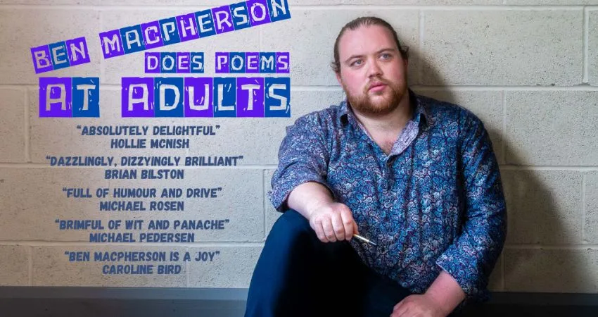 Ben Macpherson Does Poems At Adults at Fishergate Point Studios