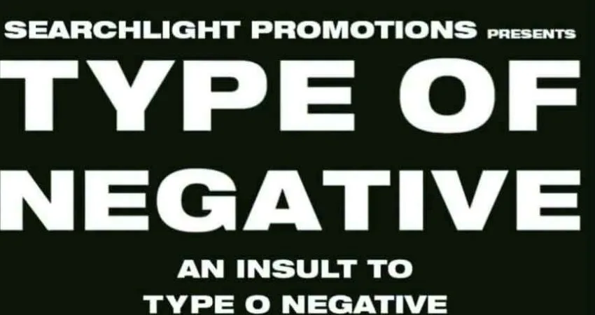 TYPE OF NEGATIVE