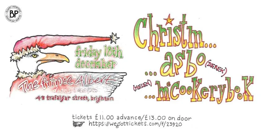 Helen McCookerybook & Asbo Derek at The Prince Albert