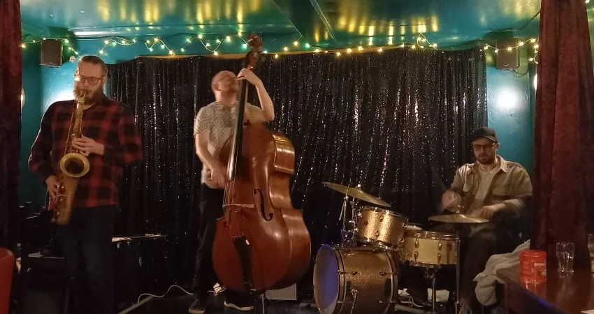 Olie Brice Trio ft Riley Stone-Lonergan at East Side Jazz Club @ Leytonstone Social Club