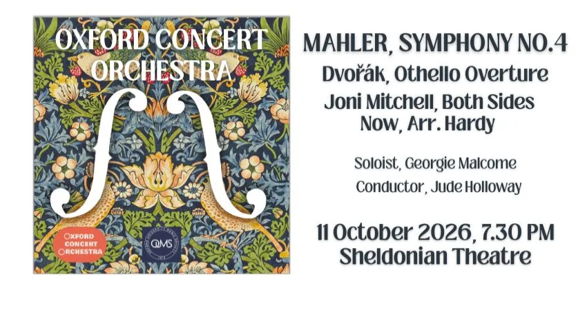 Oxford Concert Orchestra Mahler 4 at The Sheldonian Theatre