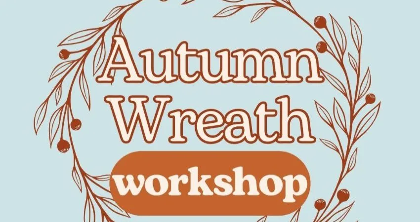 Autumn Wreath Workshop at Casemates Studios Café