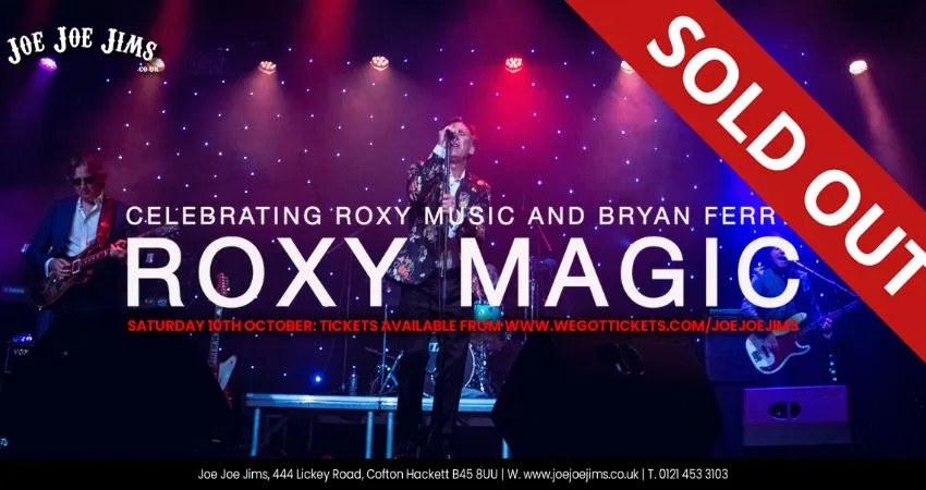 Roxy Magic - A Tribute to Roxy Music at Joe Joe Jims