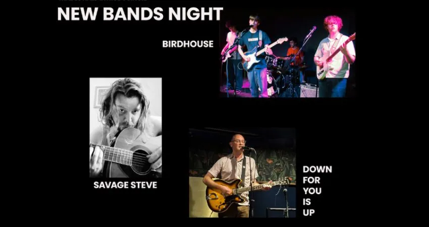 Trades Hall Introducing... New Bands Night - Birdhouse - Savage Steve - Down For You Is Up at Walthamstow Trades Hall