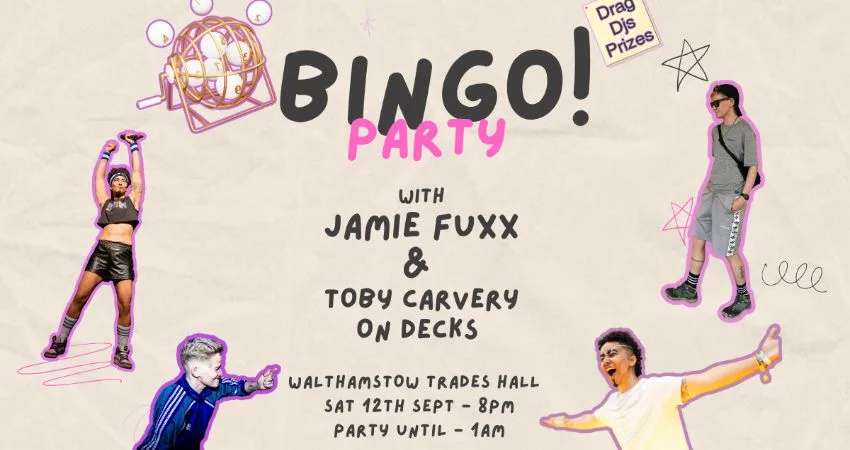 Bingo Party With Jamie Fuxx at Walthamstow Trades Hall