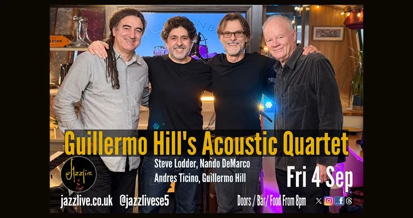 Guillermo Hill's Acoustic Quartet at Jazzlive at The Crypt