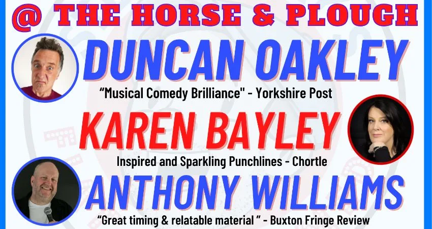 Bingham Comedy Night: September 29th 2026 at The Horse and Plough