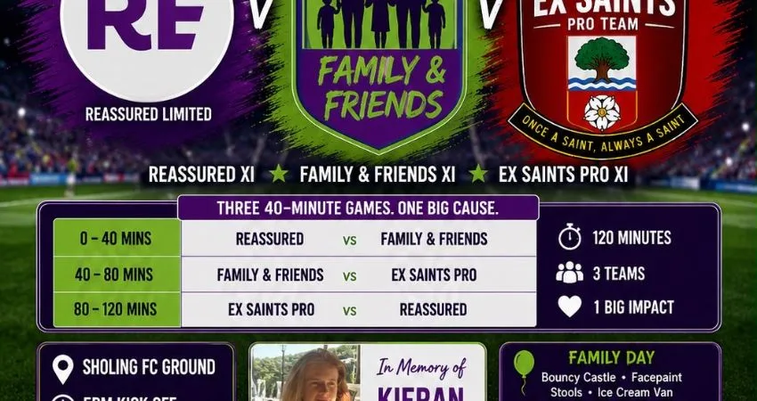 Charity Football Match & Family Fun Day at The VENUE@SO19 - Sholing Football Club