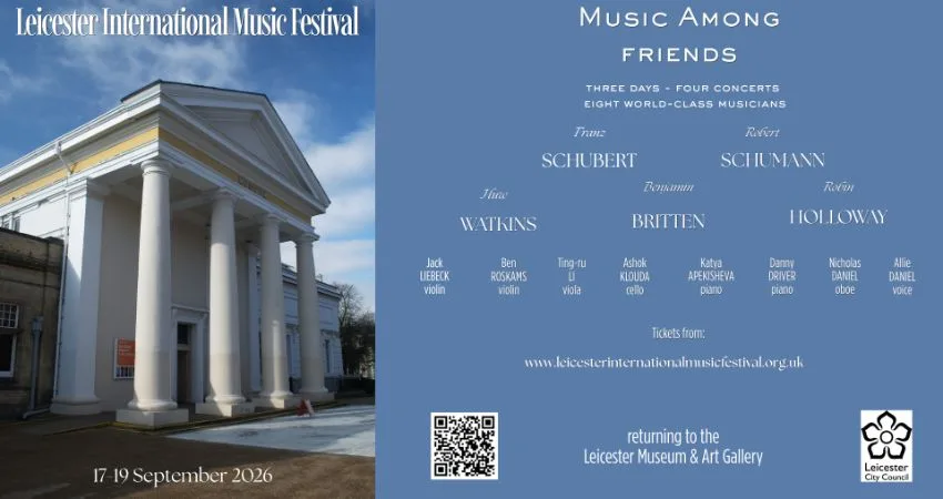 Leicester International Music Festival 2025: Concert 3 at New Walk Museum & Art Gallery