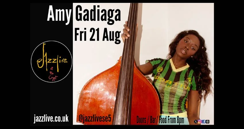 Amy Gadiaga at Jazzlive at The Crypt