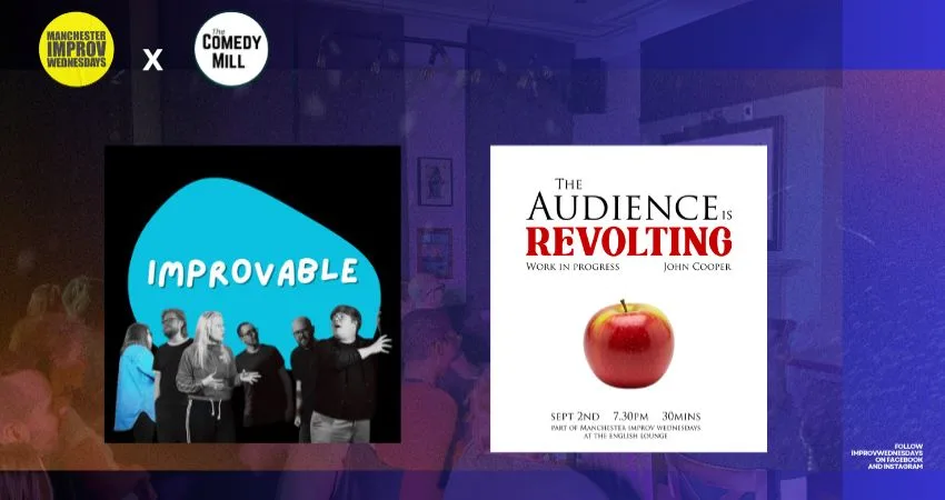 Manchester Improv Wednesdays - Comedy Mill Takeover at 33 Oldham Street