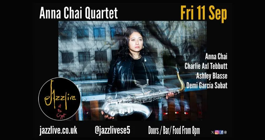 Anna Chai Quartet at Jazzlive at The Crypt