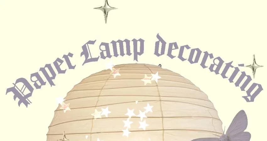 Paper lamp decorating workshop at Kelpie Coffee Oxford Castle