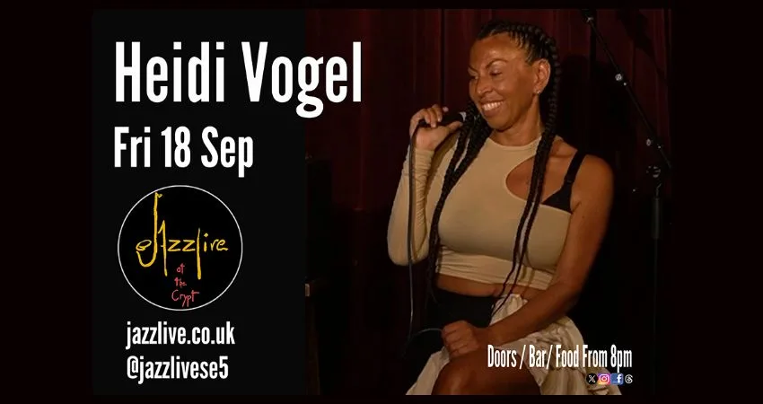 Heidi Vogel at Jazzlive at The Crypt