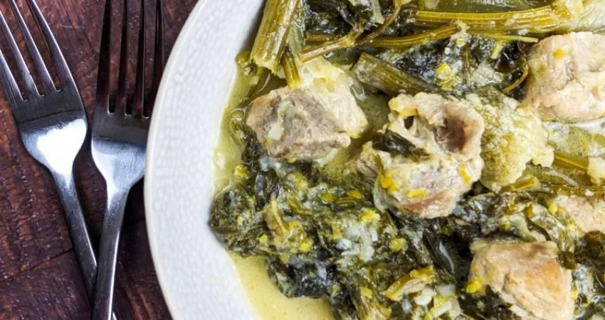 Cook together! Cook and share Pork Celery Avgolemono
