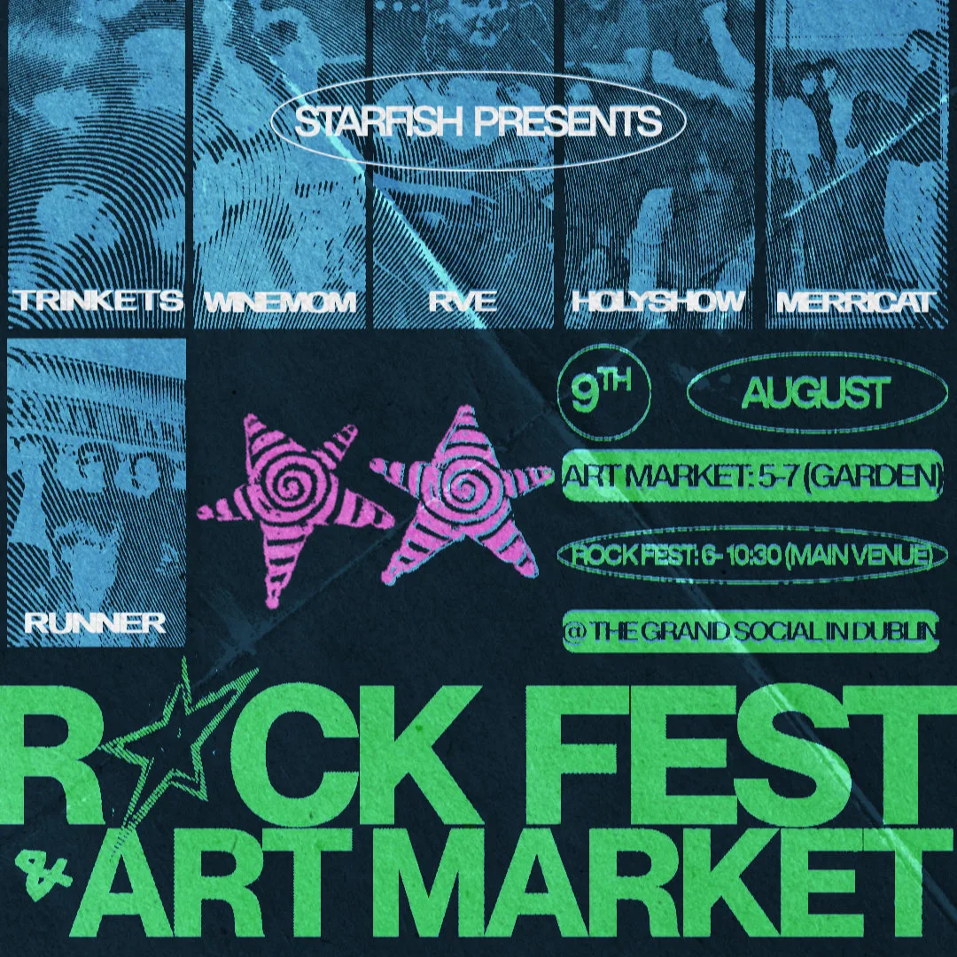 Starfish Magazine Presents: Green Curtains Fest - Rock Fest & Art Market at The Grand Social