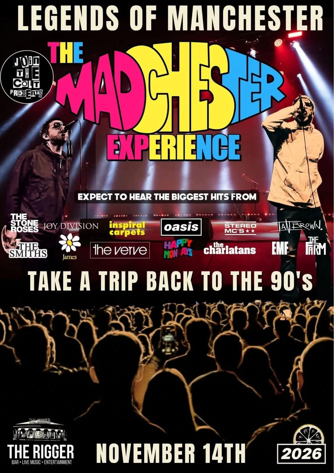The Madchester Experience at The Rigger