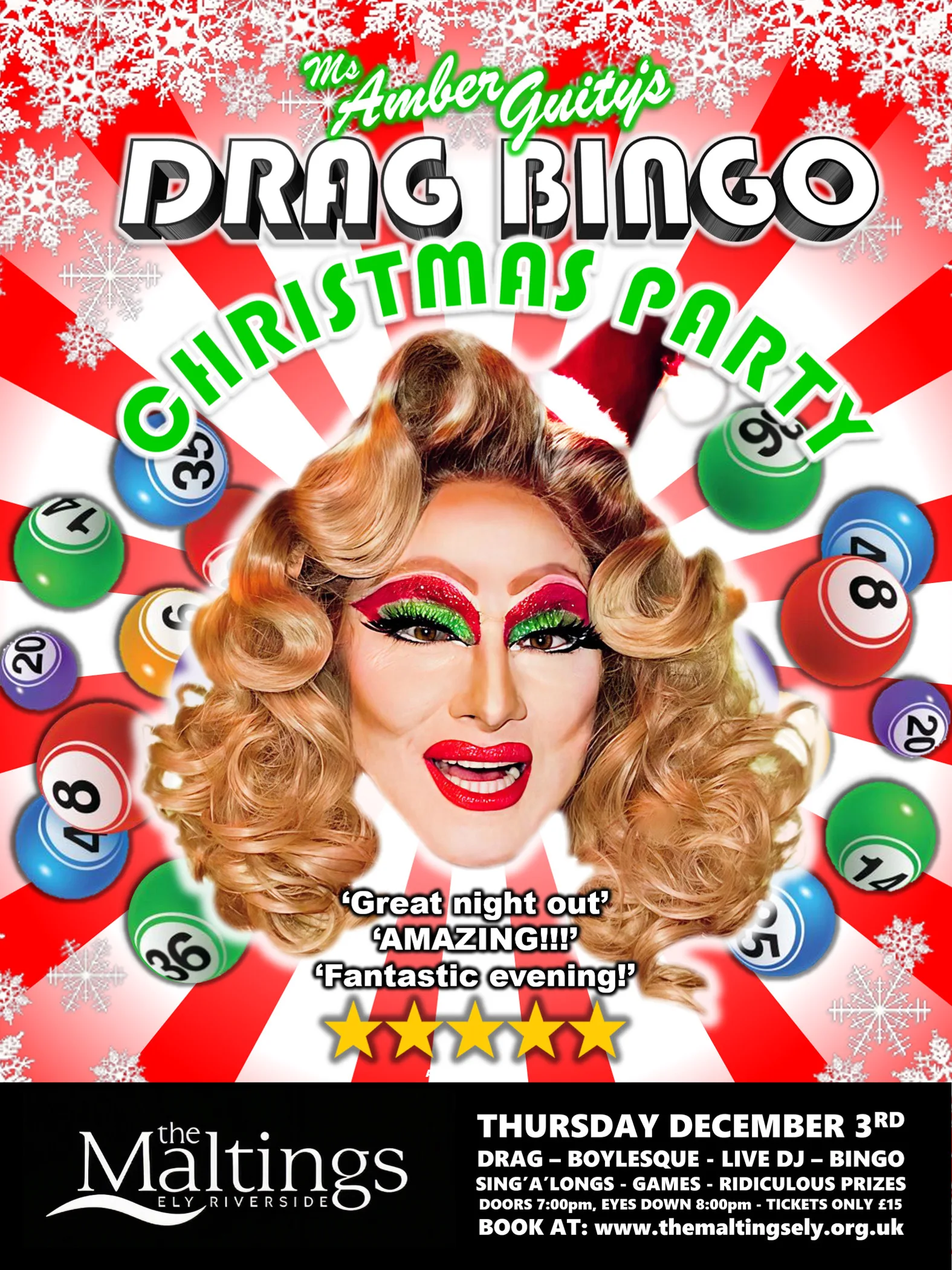 Ms Amber Guity's Drag Christmas Party at The Maltings
