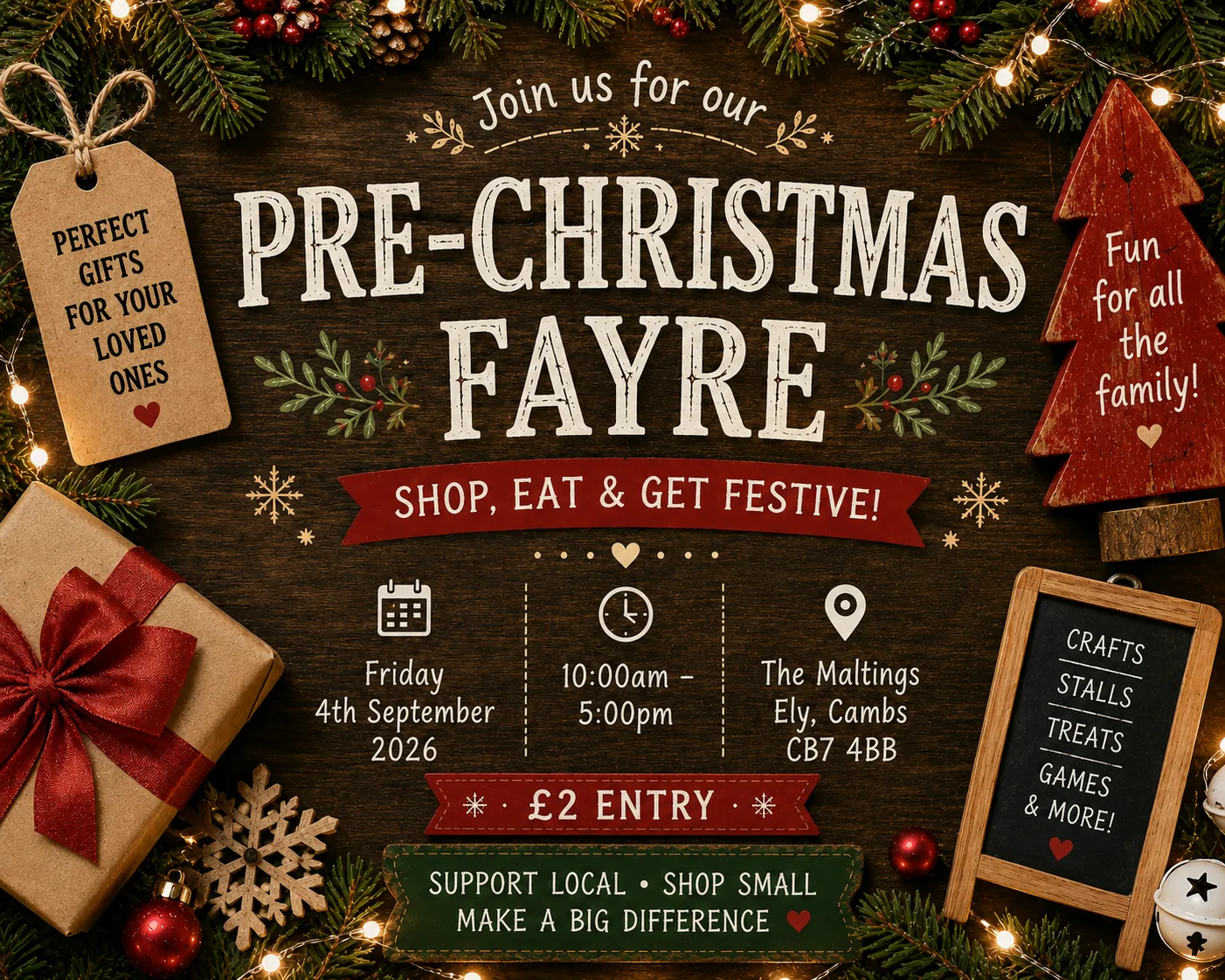 Pre-Christmas Craft Fayre at The Maltings