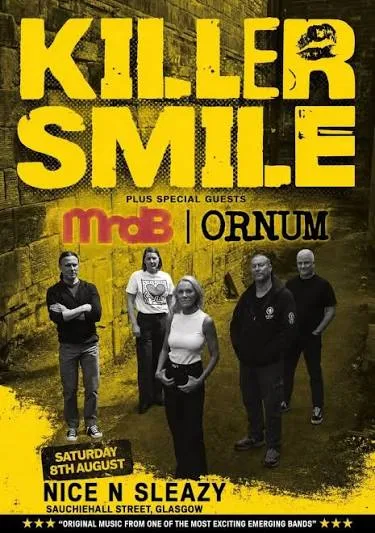 UPSTAIRS GIG – KILLER SMILE + SUPPORT