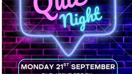 Charity Quiz Night in aid of Birmingham Mind