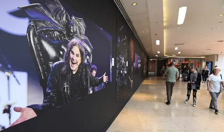 Back to the Beginning photo exhibition with Ozzy Osbourne and Black Sabbath at Grand Central