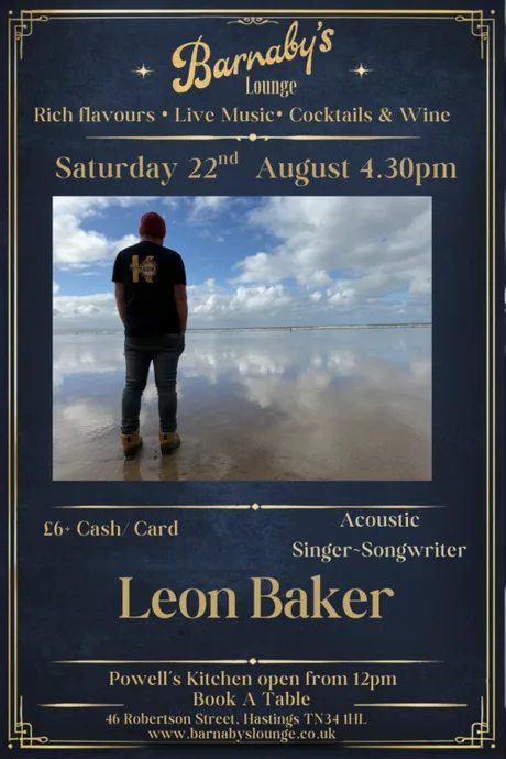 Leon Baker (Keith’s Sun)~ 4.30pm