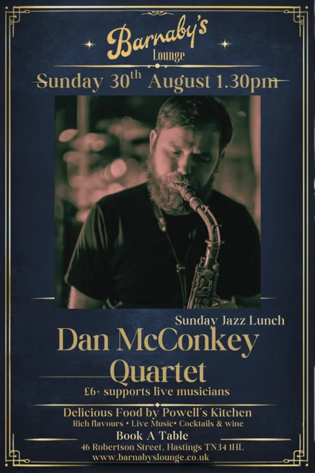 Dan McConkey Quartet 1.30pm