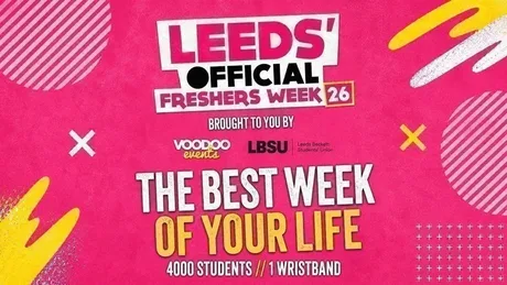 Leeds' Official Freshers Wristband 2026 (WEEK ONE 13TH-22ND September))
