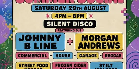 Adults Summer Silent Disco!