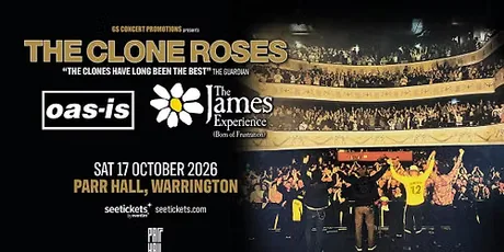 The Clone Roses LIVE at Warrington Parr Hall