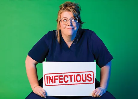Nurse Georgie Carroll at Alhambra Theatre - Dunfermline