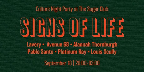 Culture Night Party w/ Lavery, Avenue 68, Alannah Thornburgh, Pablo Santo +