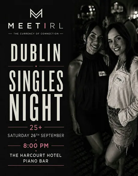 MeetIRL Dublin Singles Social Mixer | Ages over 25+ | The Harcourt Hotel